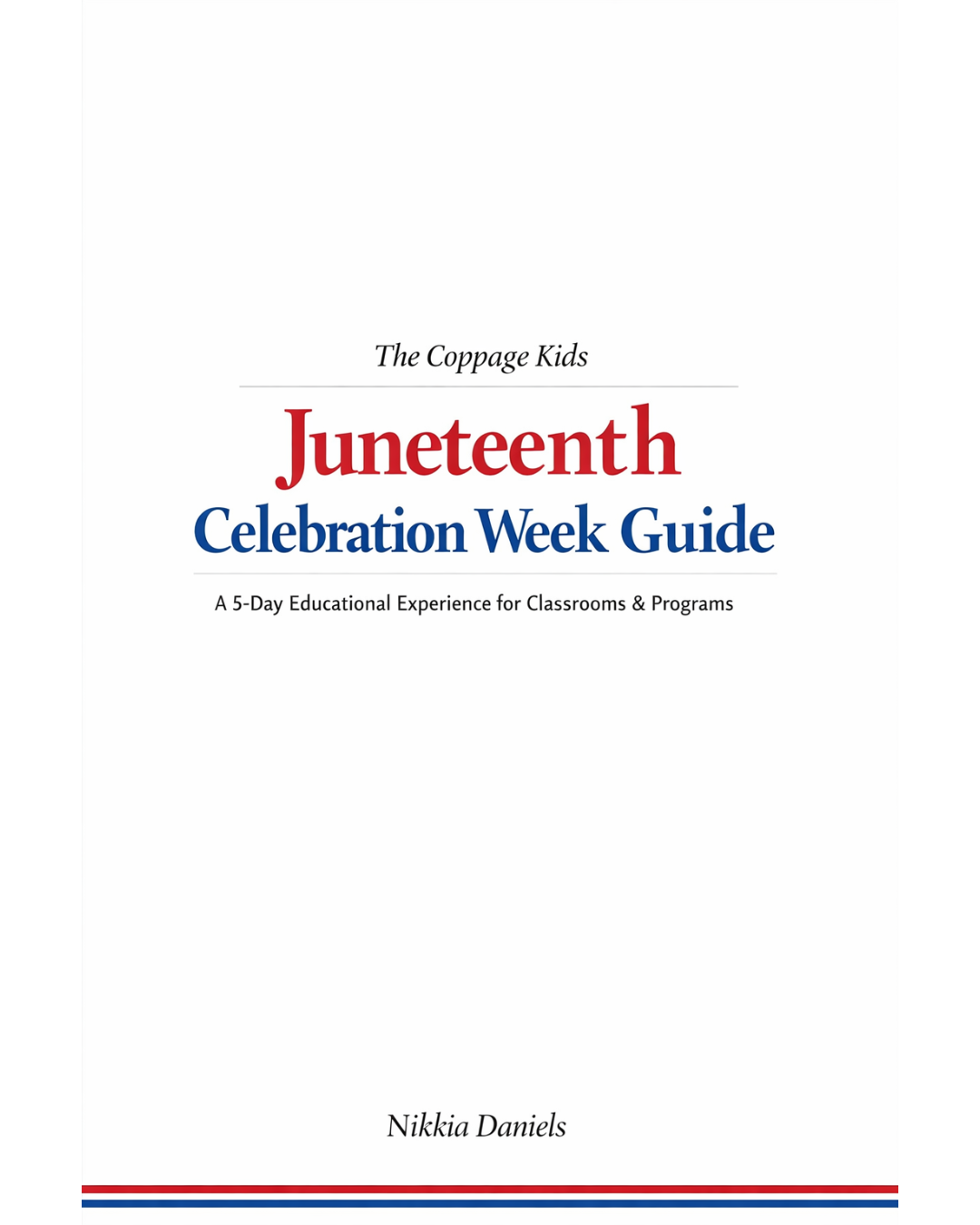 Juneteenth Celebration Week Guide cover